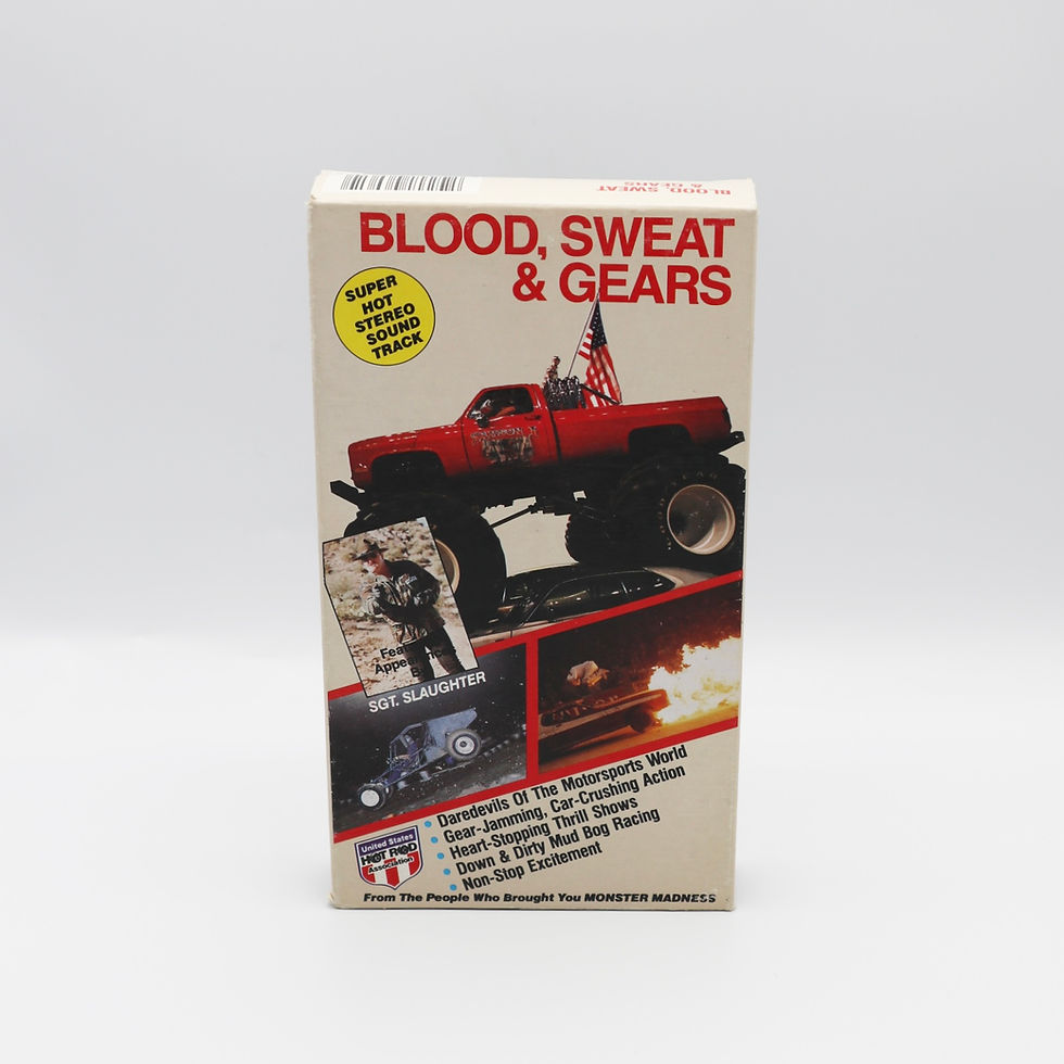 Monster Trucks Blood Sweat and Gears VHS
