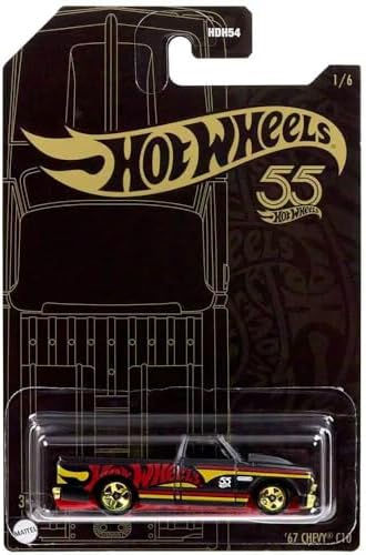 Hot Wheels - 55th Anniversary Black and Yellow Series - ‘67 Chevy C10