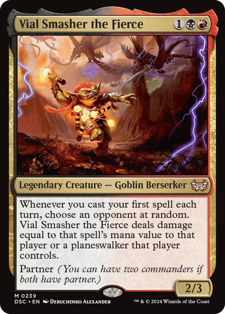 Vial Smasher the Fierce #239 Magic Duskmourn: House of Horror Commander