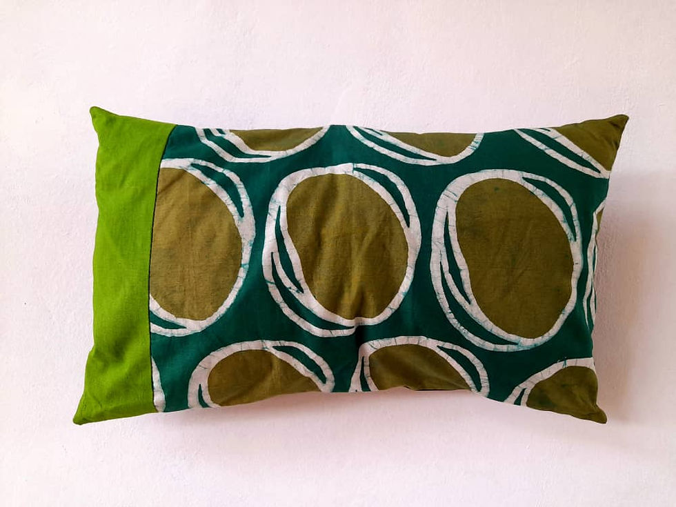 Batik Pillow "by Afro Future Boutique"