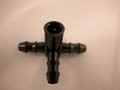 Plastic 5/16" Barbed Tee with Cup