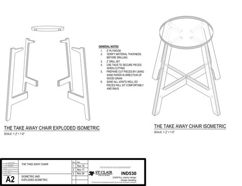 St. Clair College Design & Drafting Project.