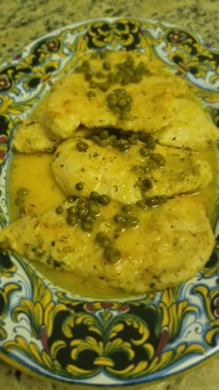 Lemon chicken piccata