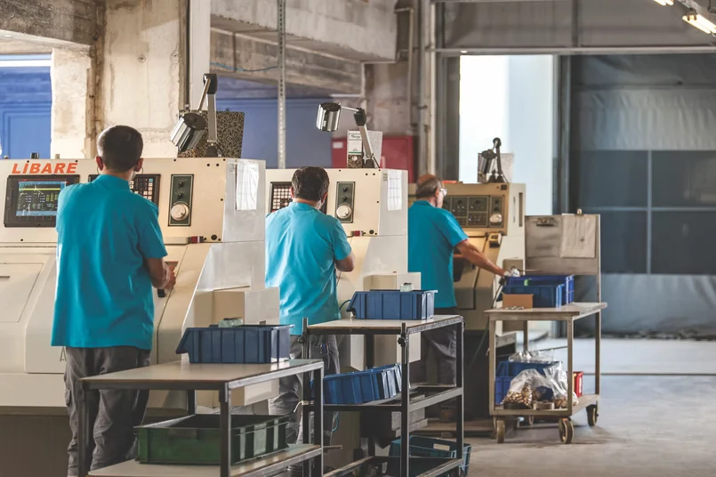CNC equipment on the Beformet production floor