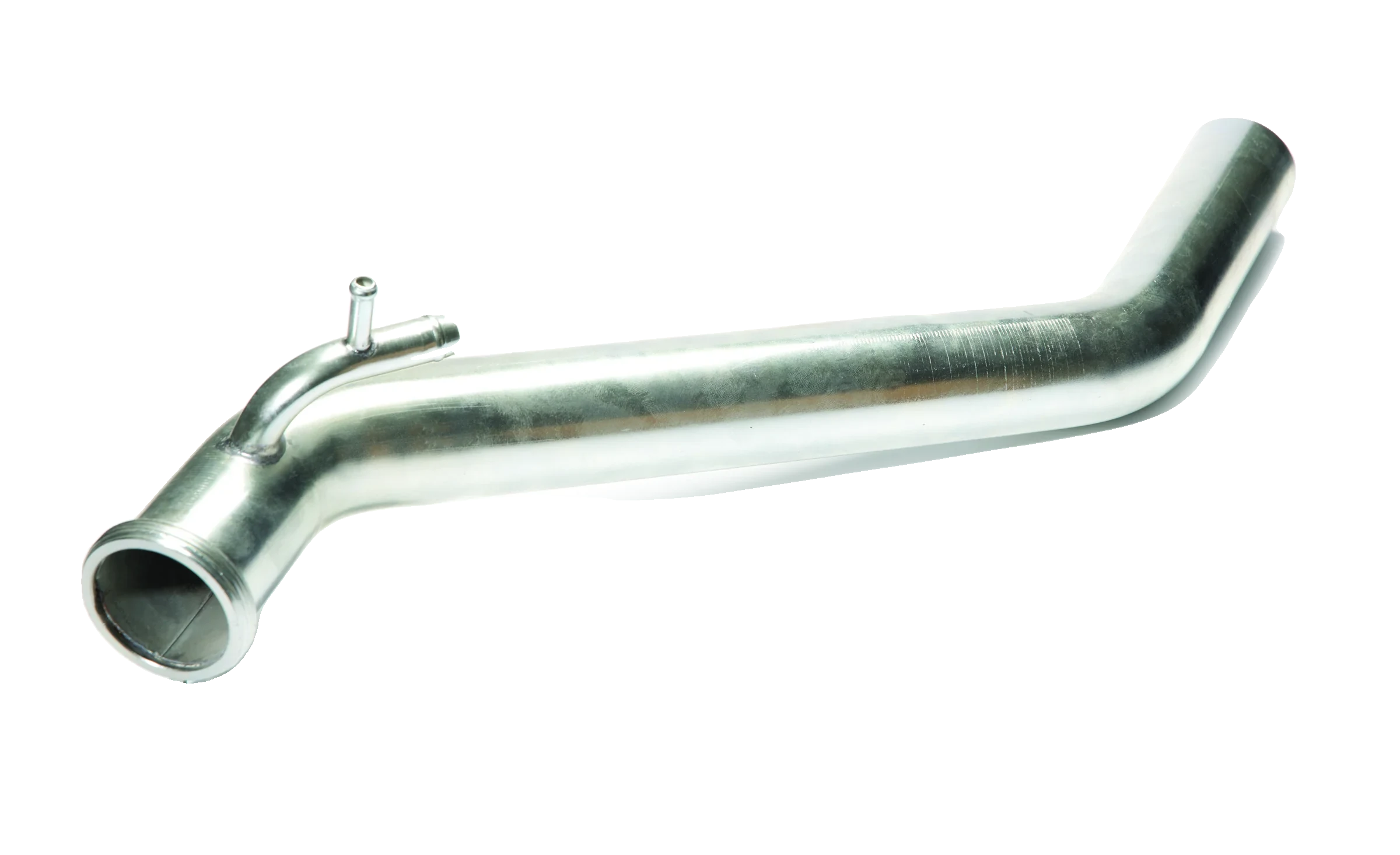 Bükülmüş, kaynaklanmış ve uçları şekillendirilmiş metal boru grubu