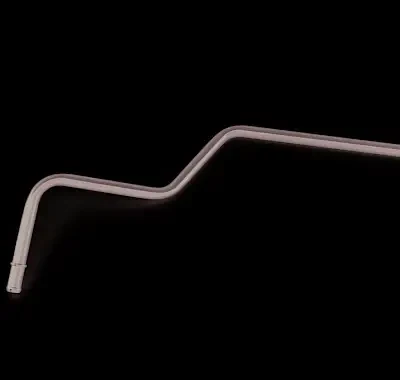 Precisely formed metal tube component