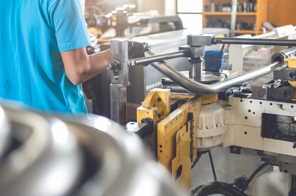 Precision metal tube bending on a CNC machine