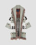 ZARA FRINGED JAQUARD COAT | ALANUI INSPIRED