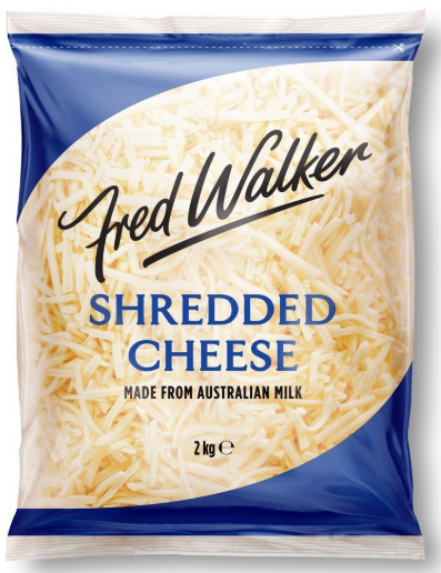 FRED WALKER SHREDDED CHEDDAR 6x2KG