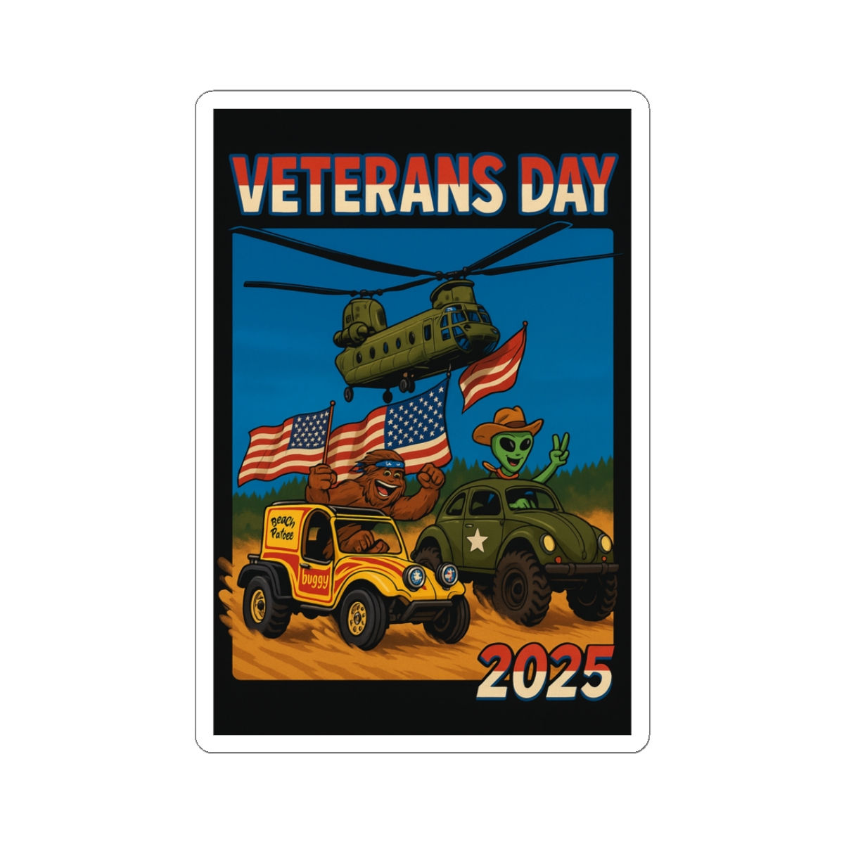 Veterans Day 2025 Kiss-Cut Stickers