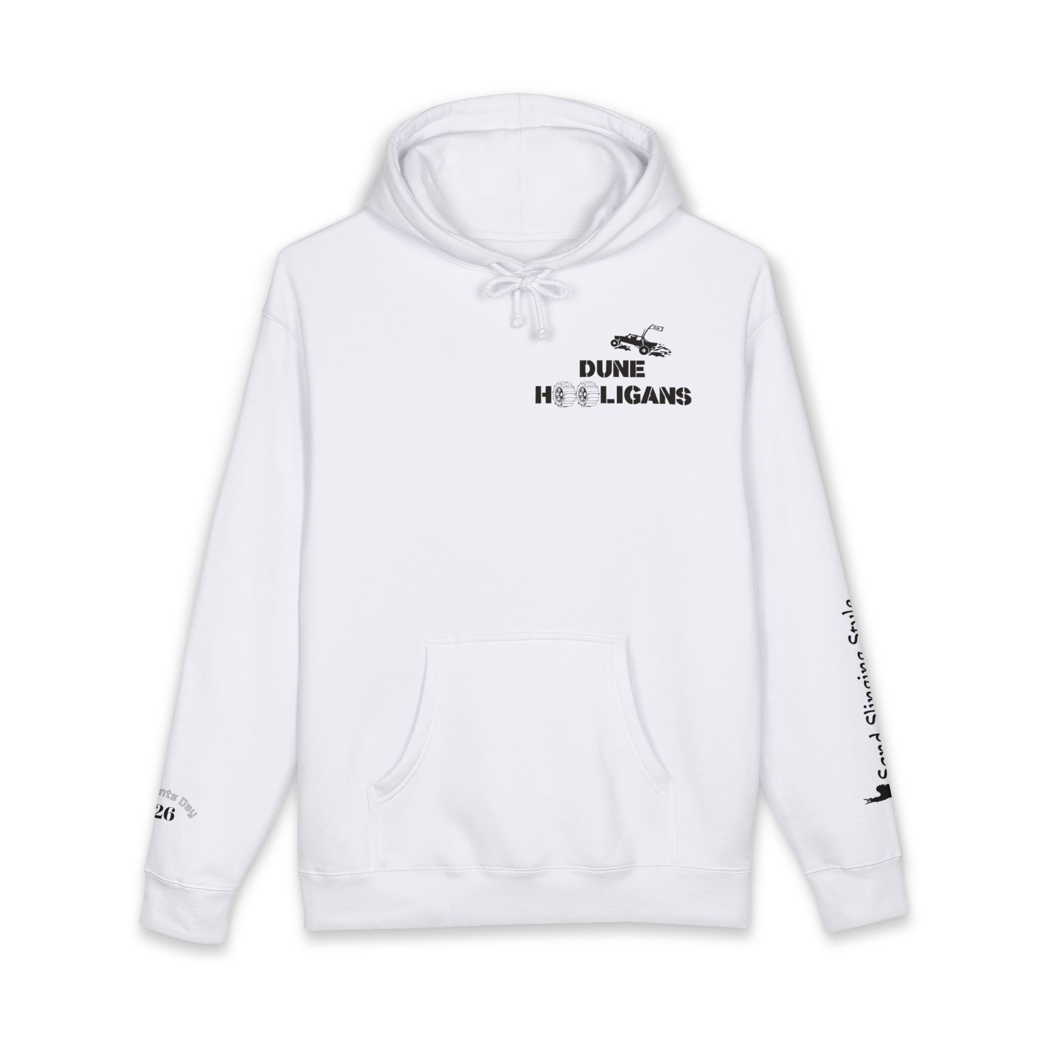Dune Hooligans Run for the Border Hoodie | Off-Road Buggy Desert Design
