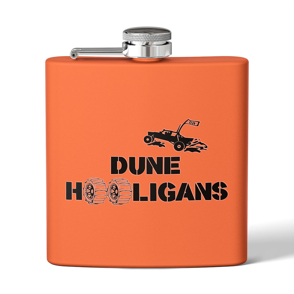 Thumbnail: Flask - Original Dune Hooligans Logo Stainless Steel 6oz