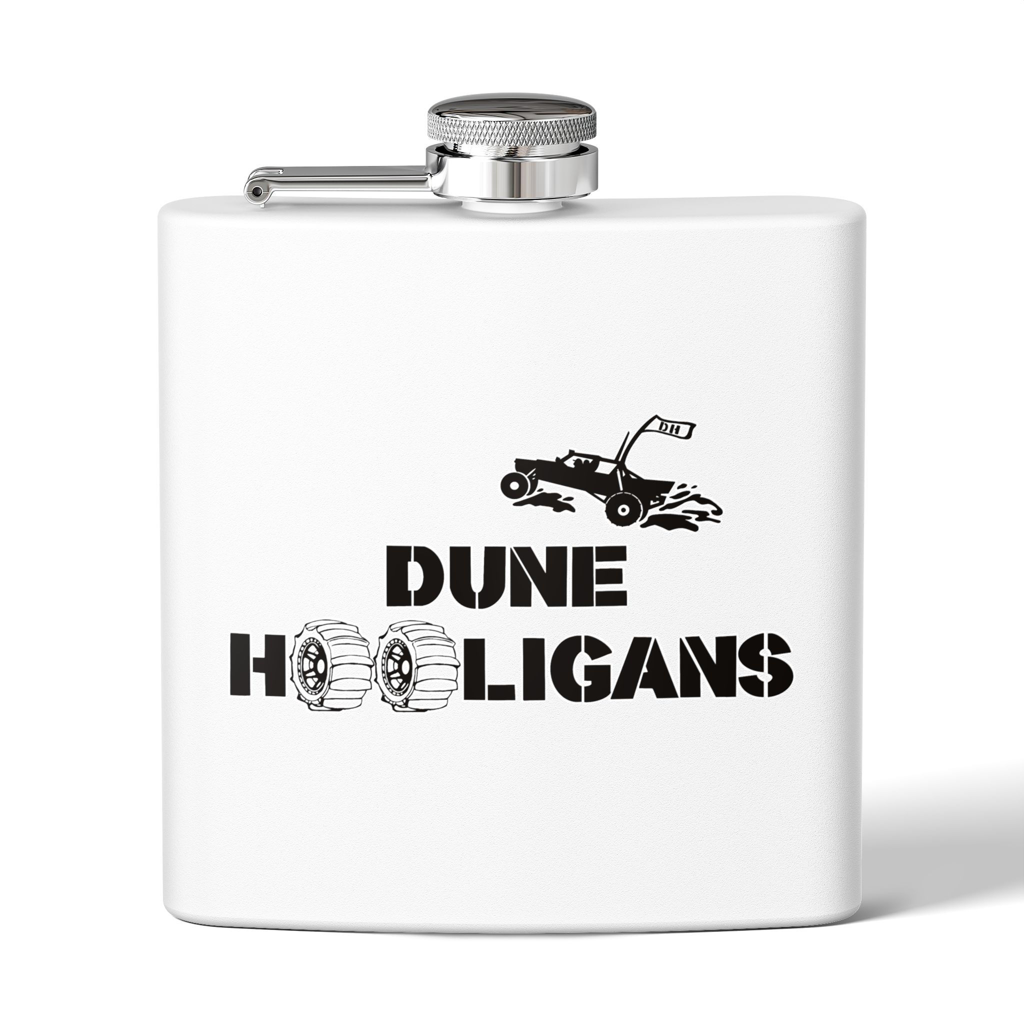 Flask - Original Dune Hooligans Logo Stainless Steel 6oz