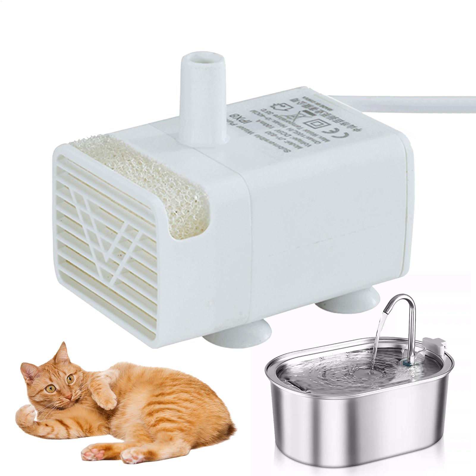 Ultra Quiet Pet Water Pump 5V 75mA Anti-Dry Burning Cat Fountain Pump Long Life