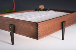 Table top Zen garden , Black Walnut