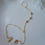 Thumbnail: White stone hand chain