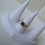 Thumbnail: Engraved solitaire ring adjustable 