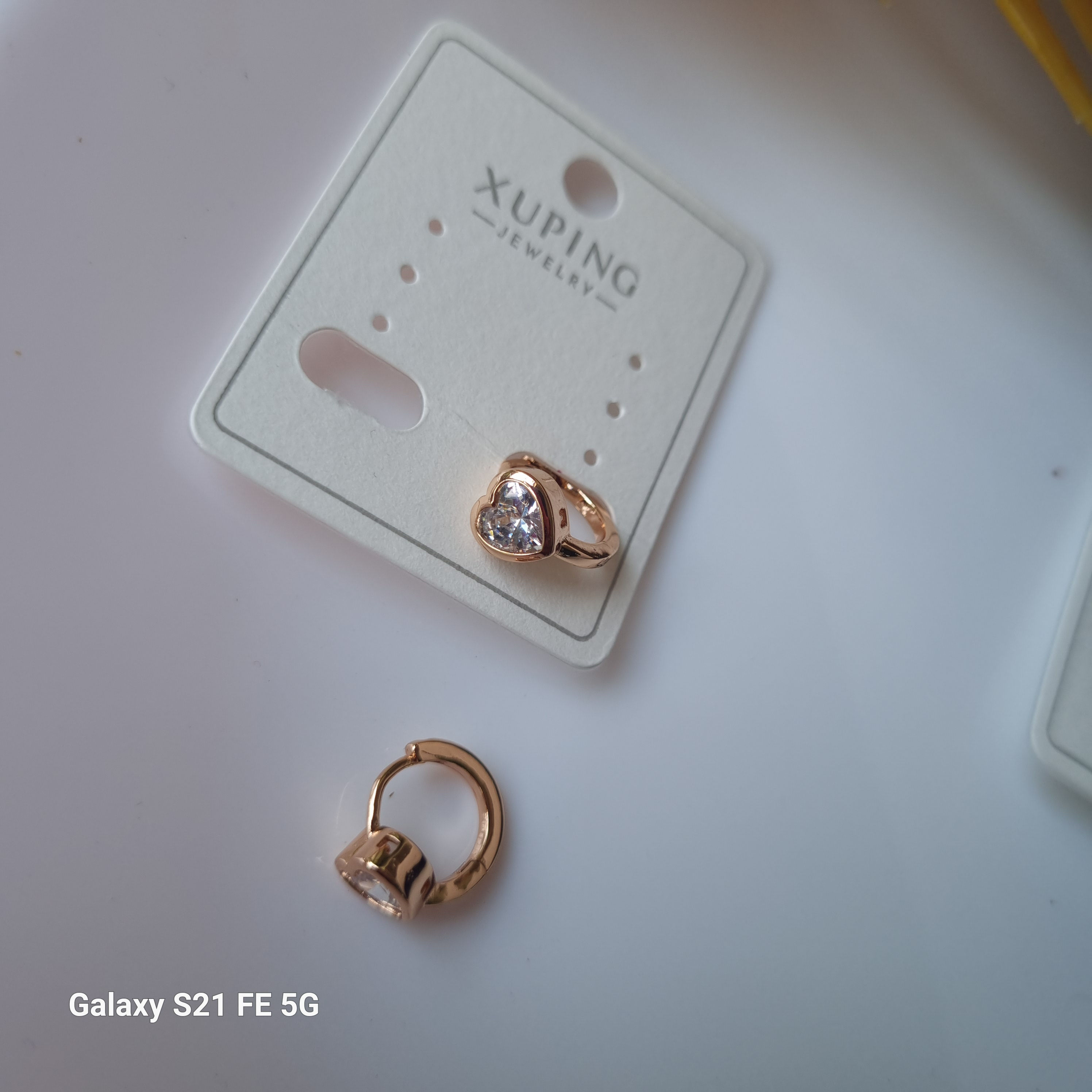 Heart stone hoop xuping