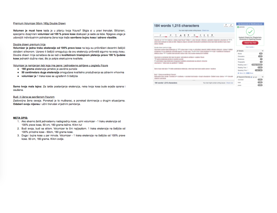 Ekstenzije.net - web tekst