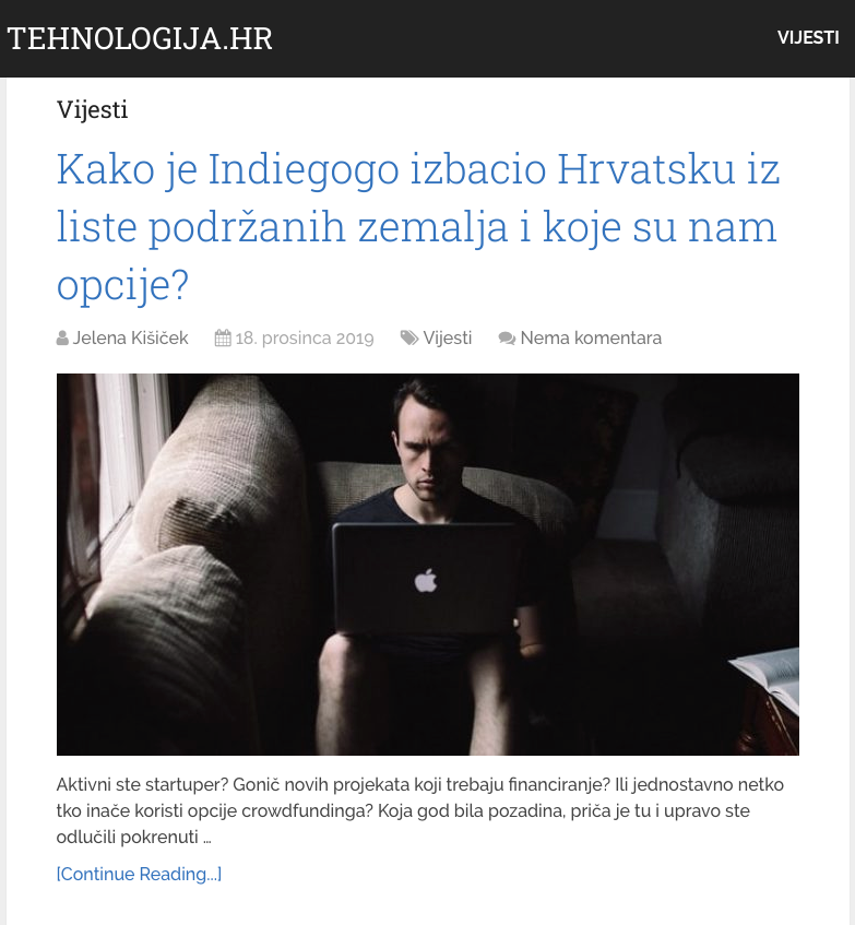 Kako je Indiegogo izbacio Hrvatsku