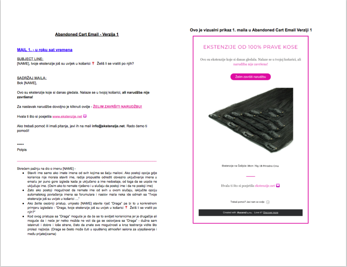 Ekstenzije.net - newsletter