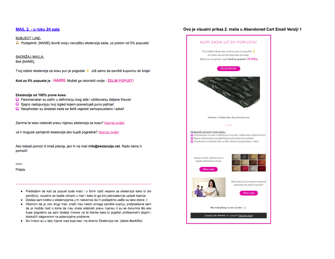 Ekstenzije.net - newsletter