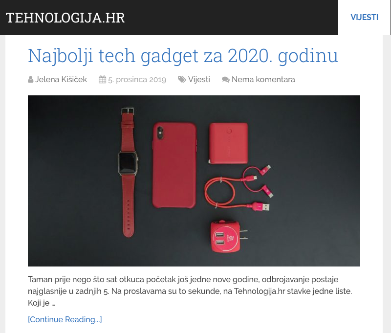 Najbolji tech gadget za 2020. godinu
