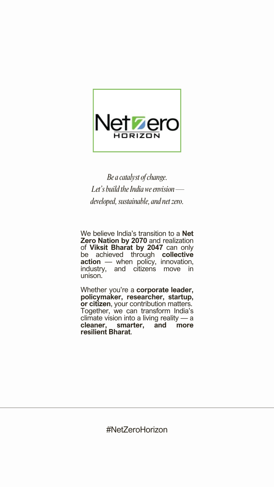 Join NetZero Horizon illustration