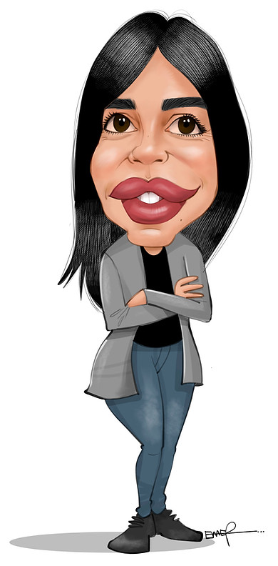 Caricatura Mary Luz Carmona por Emer... 2023