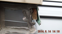 板金剥がれ【1階の屋根】