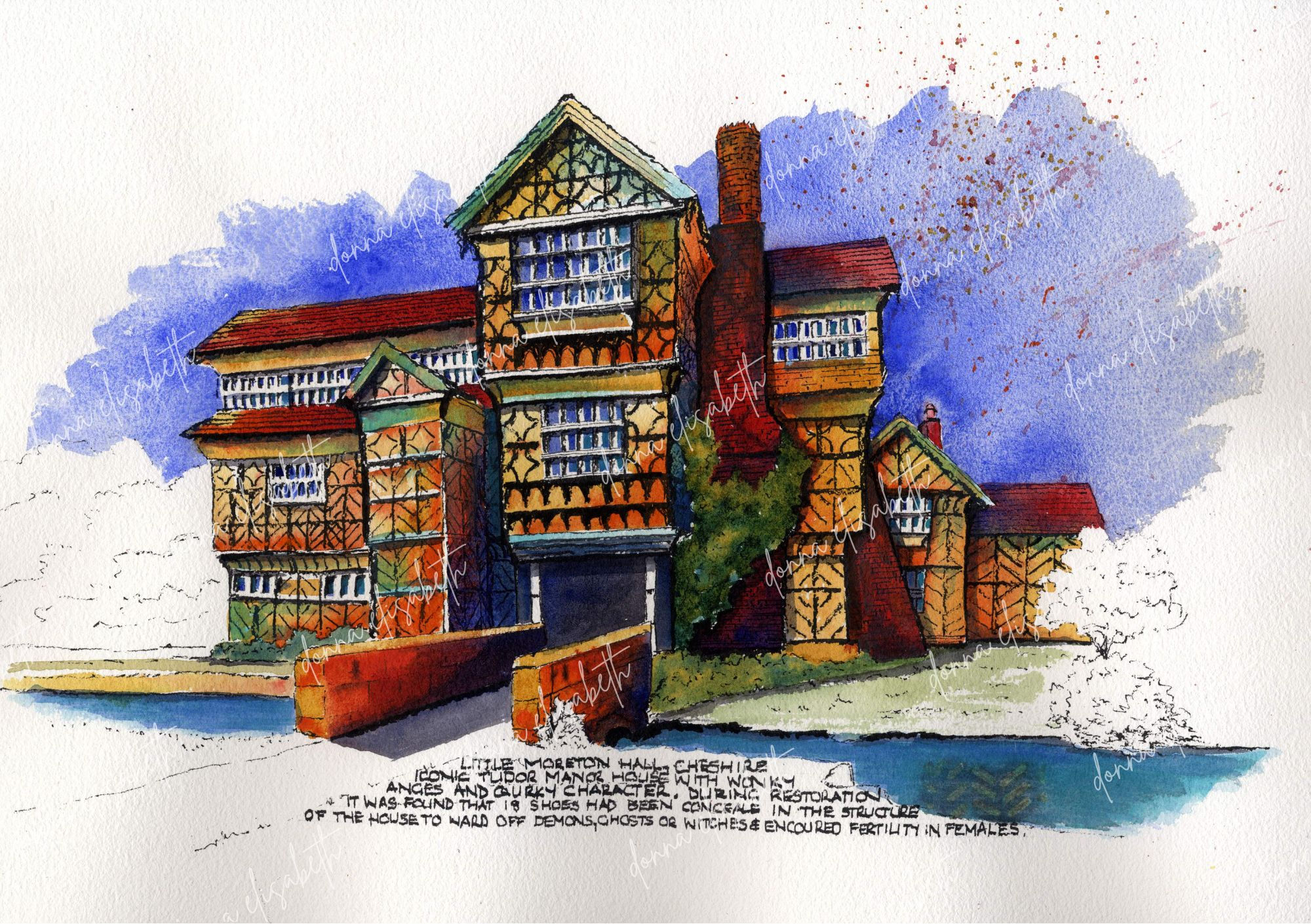 Little Moreton Hall - Open Edition Print