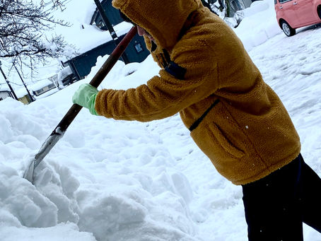 12月21日│新発田市│A型事業所│らいふあかりさわ│就職│除雪作業