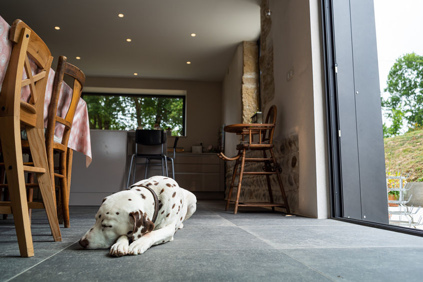 Rénovation maison en pisé - Saint Jean de Bournay