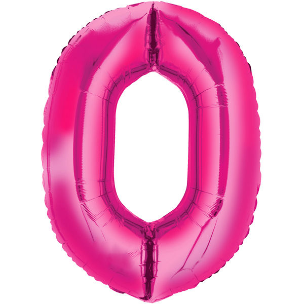 Miniaturbild: Folienballon XXL Zahl 0-(Farbe wählbar)