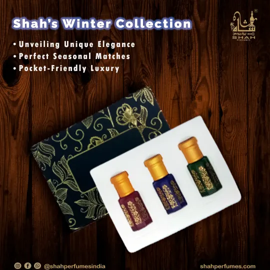 Shah's Premium Winter Attar Collection (pack of 3)