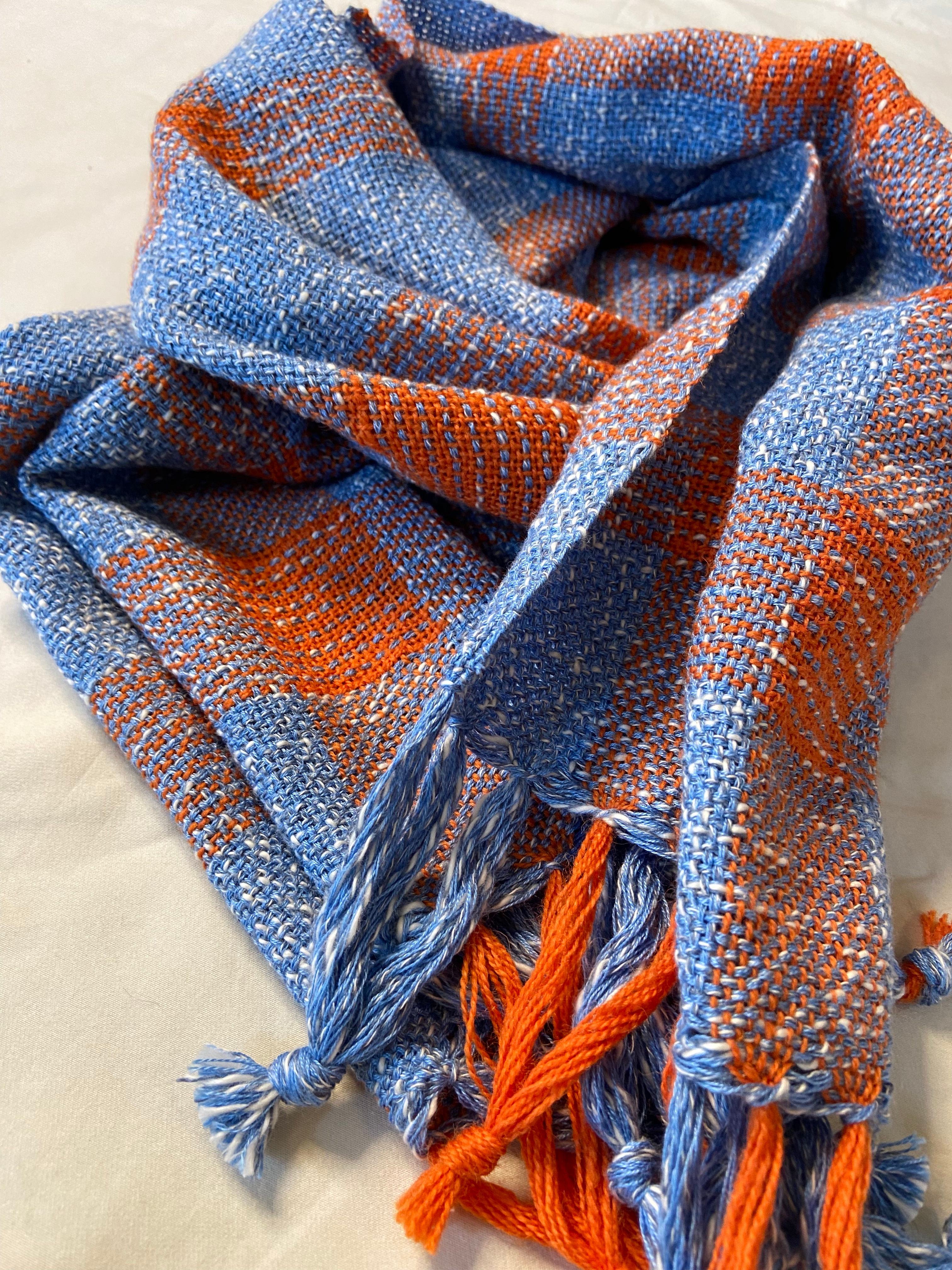 Cotton/Pure Wool Scarf - Jaffa!