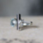 サムネイル： 猫は見た！アクアマリンリング silver925