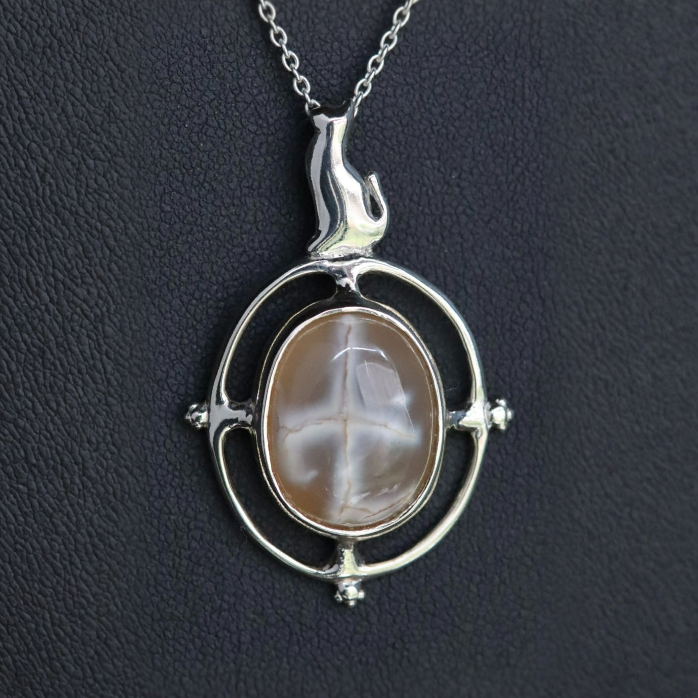 ネコの祈り ネックレス silver925