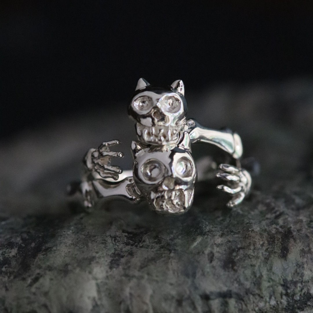ネコスカルリング silver925