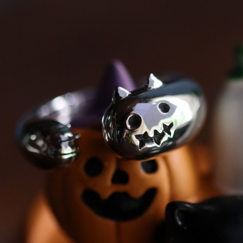 おばけにゃんリング silver925 | atelier-ci-pu