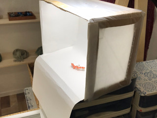 手作り撮影ボックス