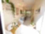 I wanted to create a calm, zen space with an enormous shower & tub