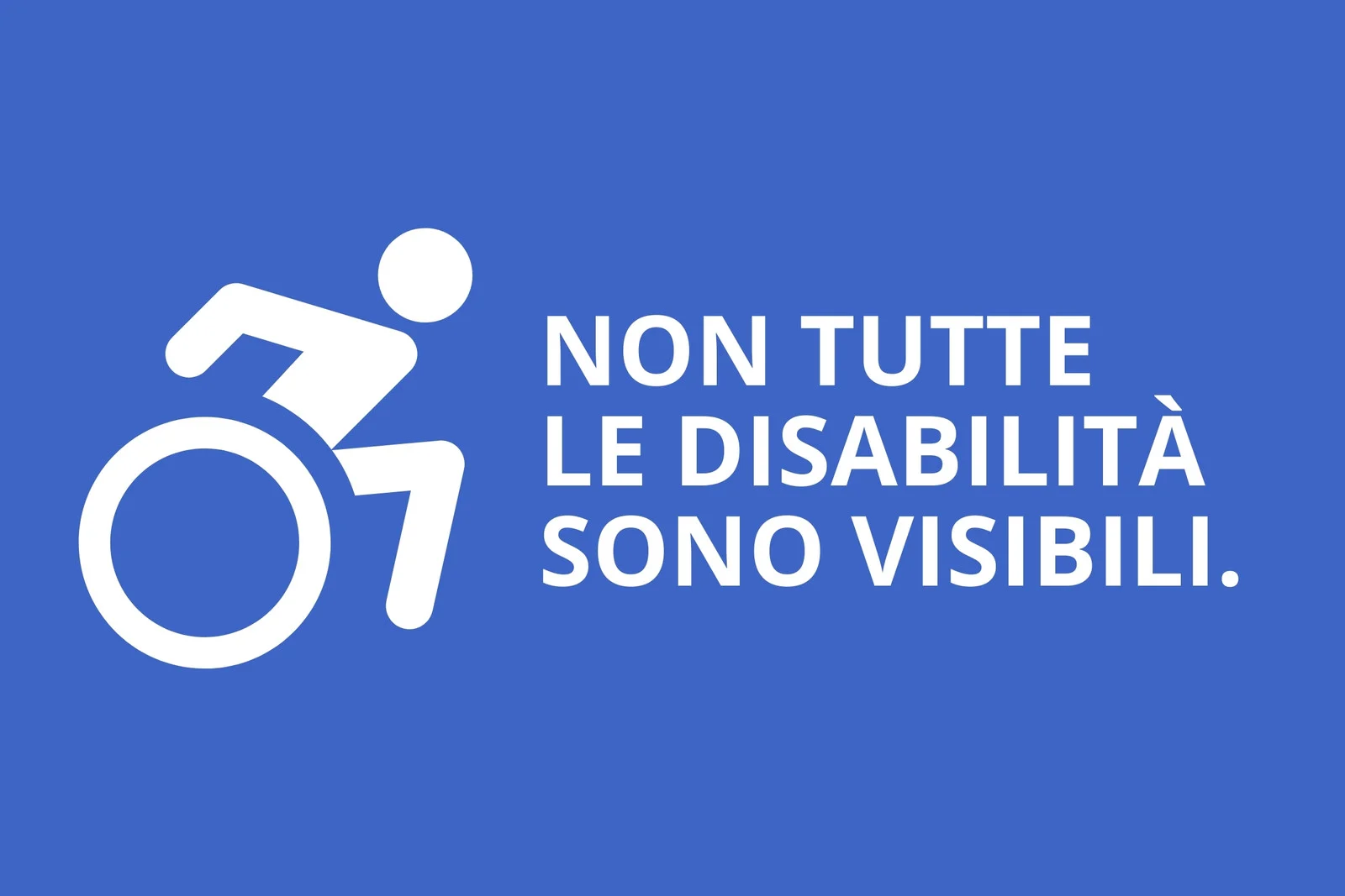 non tutte le disabilità sono visibili