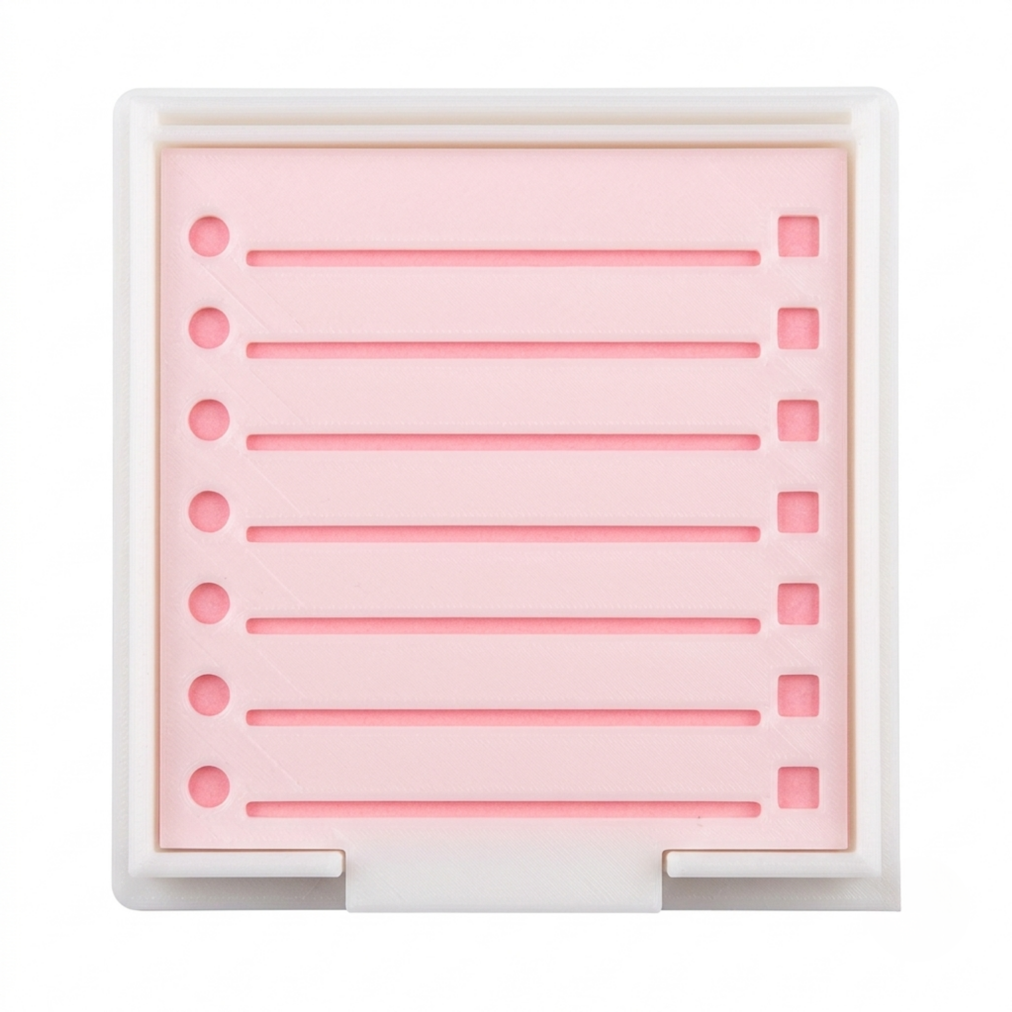 TekBud NoteMate Sticky Note Case with Checklist Stencil