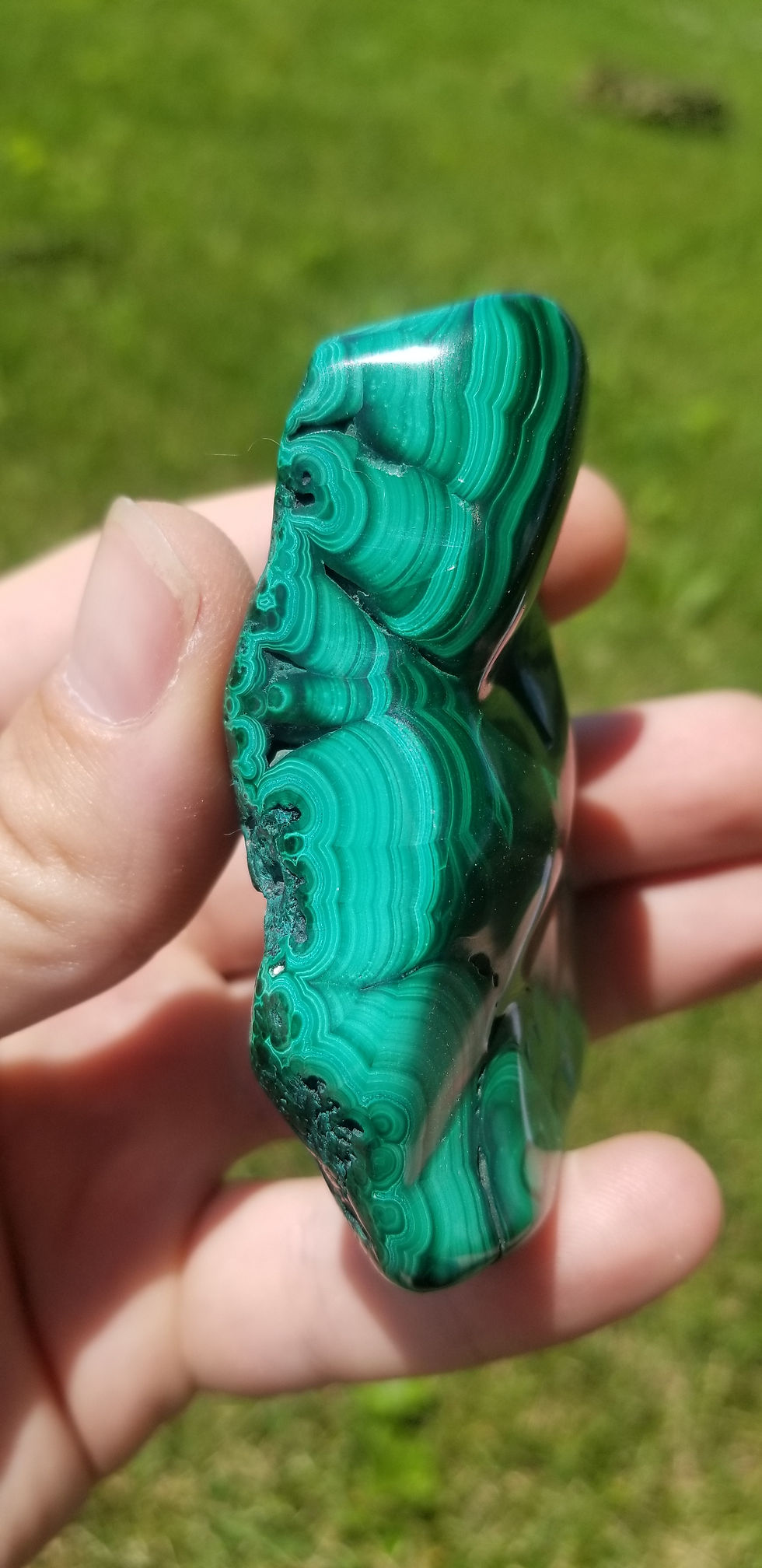Thumbnail: Polished Malachite (S. Africa)