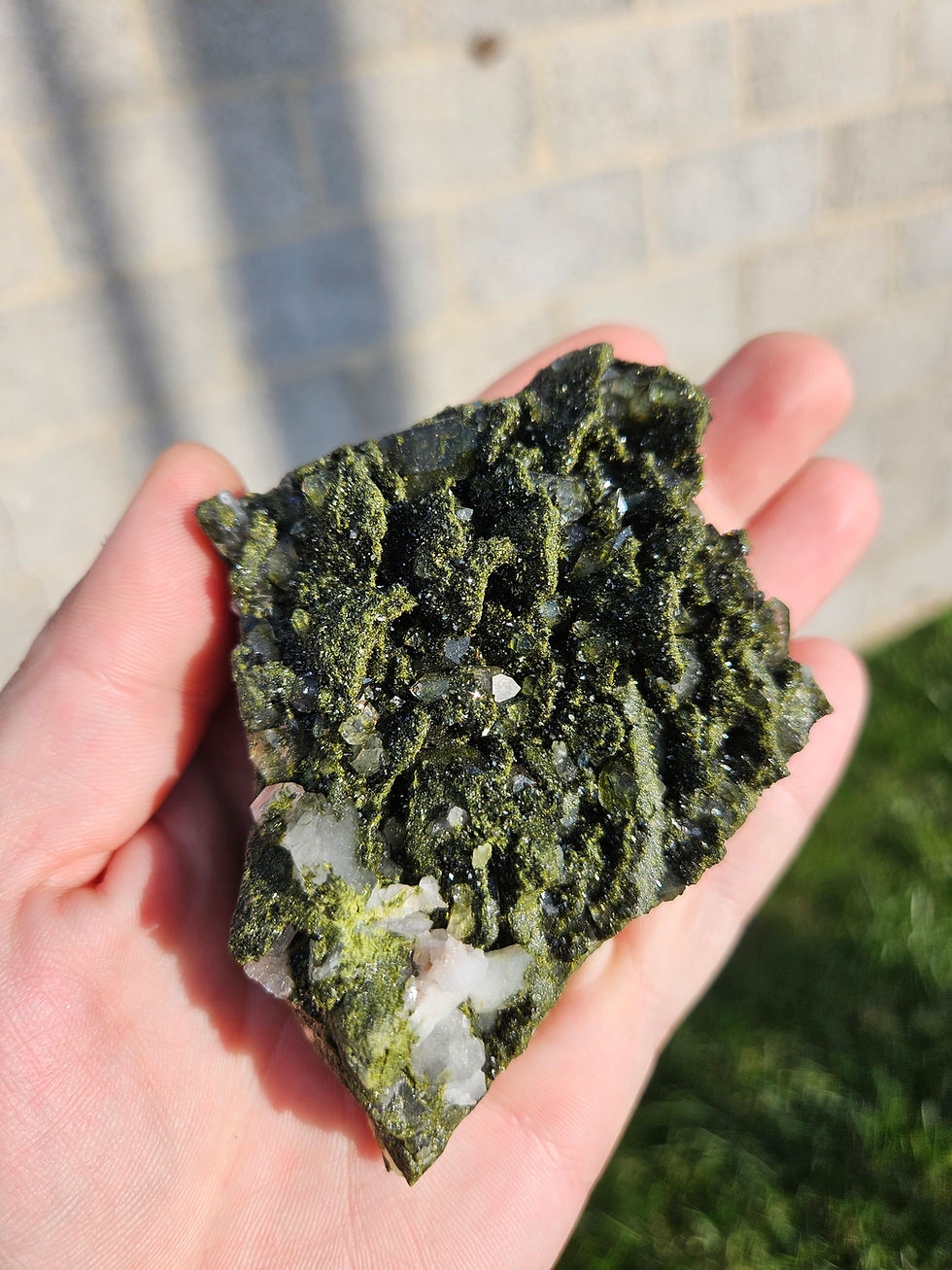 Thumbnail: Forest Epidote with Quartz (Turkey)