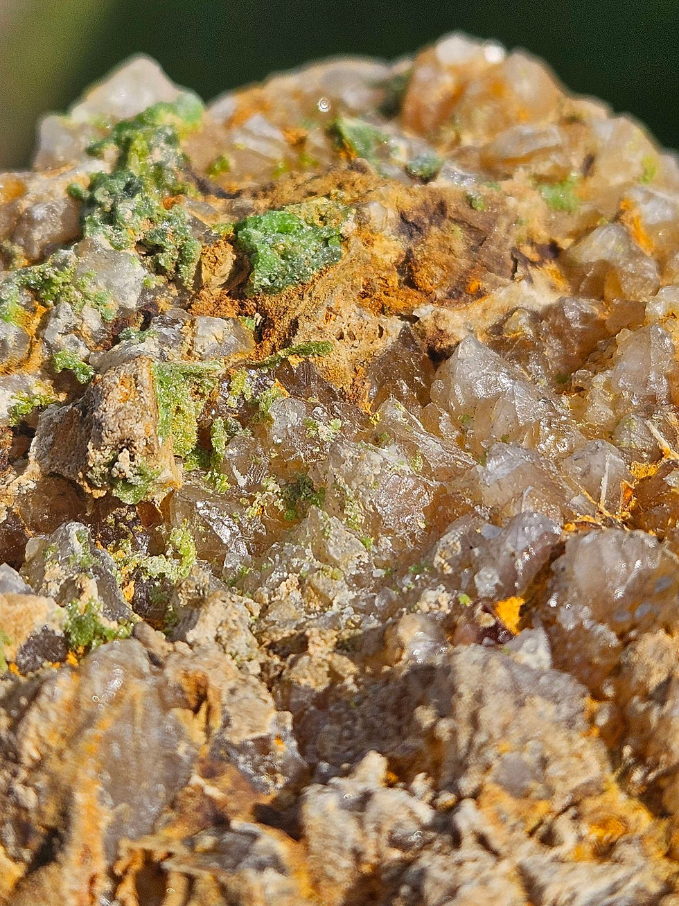 Thumbnail: Pyromorphite on Quartz
