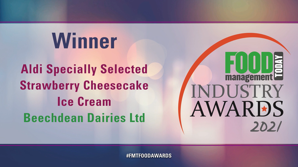 Aldi Specially Selected Strawberry Cheesecake Ice Cream Wins