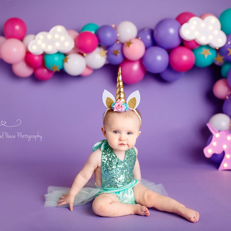 Raiden's Unicorn Cake Smash