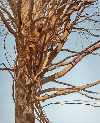 "In The Garden: Left Panel", 68" x 56", oil on linen, 2019